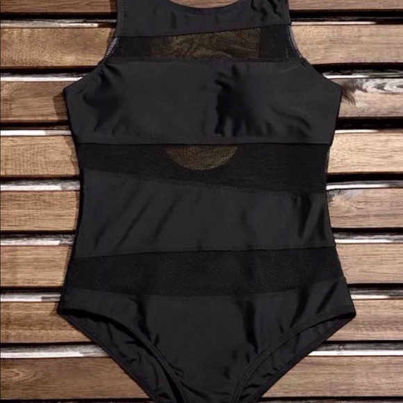 Sale MESH ONE PIECE SWIMSUIT - Picture 8 of 11